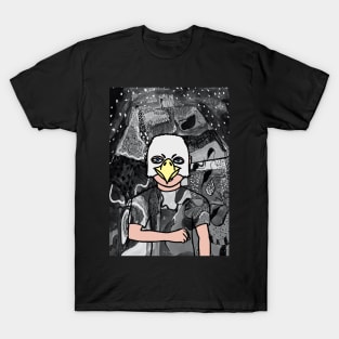 Unveil NFT Character - MaleMask Mystery Night with Animal Eyes on TeePublic: sminem Edition T-Shirt